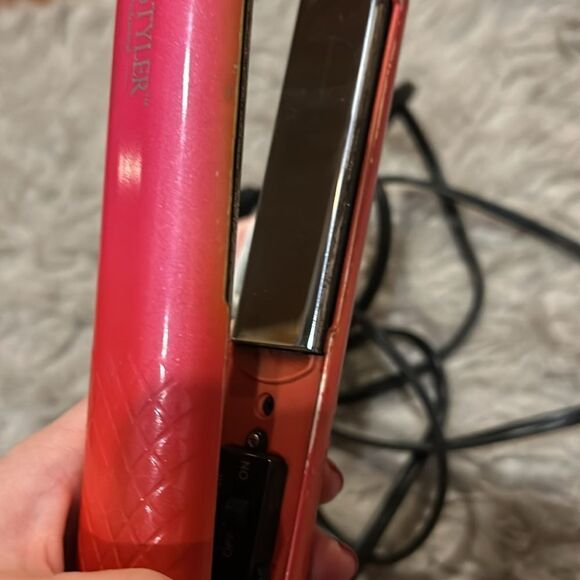 For styler women’s pink and orange ombré flat iron - Picture 5 of 8